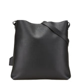 サンローラン 斜め掛け ショルダーバッグ ブラック レザー レディース SAINT LAURENT 【中古】